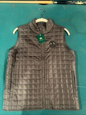 Pebble Beach Gray Quilted Kids Vest
